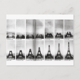 エッフェルタワー建築 ポストカード