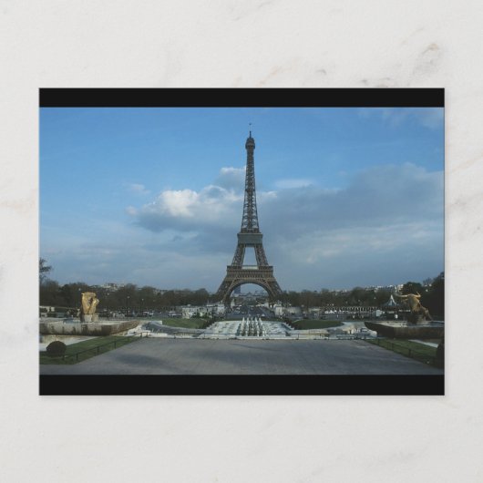 エッフェルタワー昼間 ポストカード (正面)