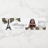 エッフェルタワー甘い16のボトルのラベル。 ペットボトルラベル (シングルラベル)