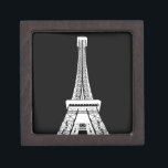 エッフェルタワー白黒画像 ギフトボックス<br><div class="desc">パリエッフェルタワーモノクロのアートワーク</div>