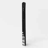 エッフェルタワー白黒画像 Case-Mate iPhoneケース (裏面/左)