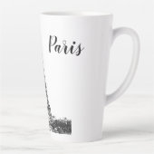 エッフェルタワー白黒 カフェラテマグ (右)