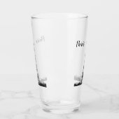 エッフェルタワー白黒 タンブラーグラス (左)