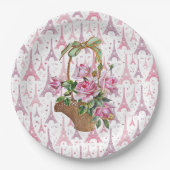 エッフェルタワー紙ボウル ペーパープレート (正面)