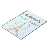 エッフェルタワー結婚レシピ ノートブック (左側)