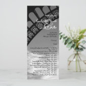 エッフェルタワー結婚式 プログラム (スタンド正面)