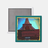 エッフェルタワー絵画ズ マグネット (正面/裏面)