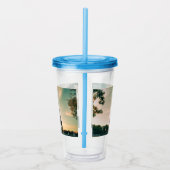 エッフェルタワー装飾用クッション アクリルタンブラー (右)