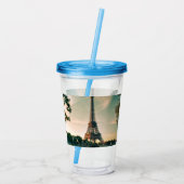 エッフェルタワー装飾用クッション アクリルタンブラー (裏面)