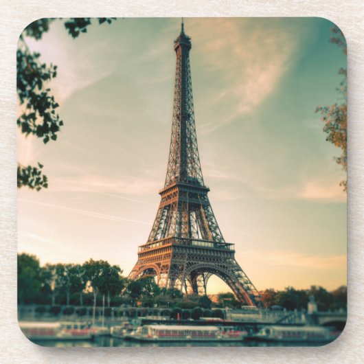エッフェルタワー装飾用クッション コースター (正面)