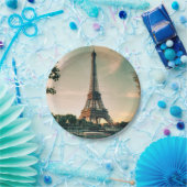 エッフェルタワー装飾用クッション ペーパープレート (パーティー)