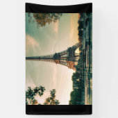 エッフェルタワー装飾用クッション 横断幕 (縦)