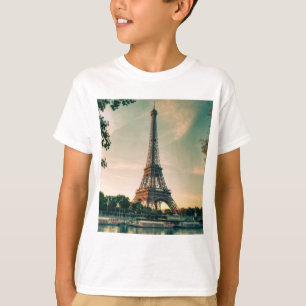 エッフェルタワー装飾用クッション Tシャツ