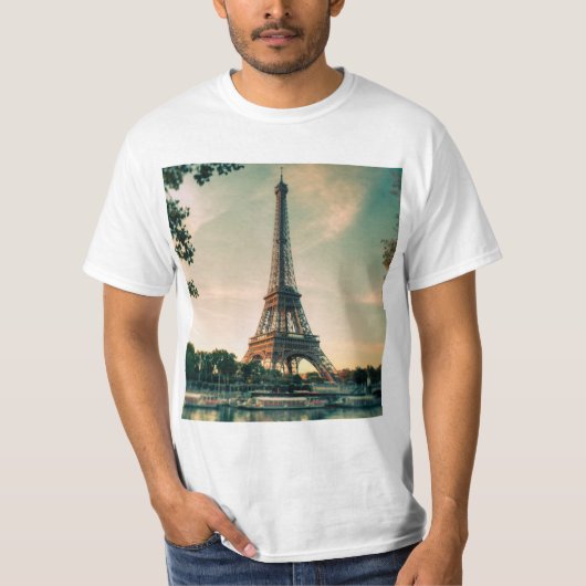 エッフェルタワー装飾用クッション Tシャツ (正面)