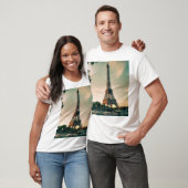 エッフェルタワー装飾用クッション Tシャツ (ユニセックス)