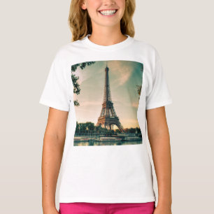 エッフェルタワー装飾用クッション Tシャツ