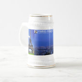 エッフェルタワー近いエッフェルタワーパリフランス… ビールジョッキ (正面左)