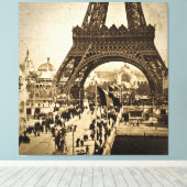 エッフェルタワー1900年博覧会 キャンバスプリント (インサイチュ (ウッドフロア))