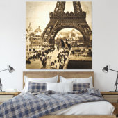エッフェルタワー1900年博覧会 キャンバスプリント (インサイチュ (寝室))