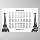 エッフェルタワー24表（大）座席表 ポスター (正面)