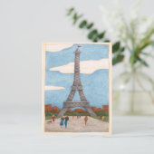 エッフェルタワー – はがき (スタンド正面)