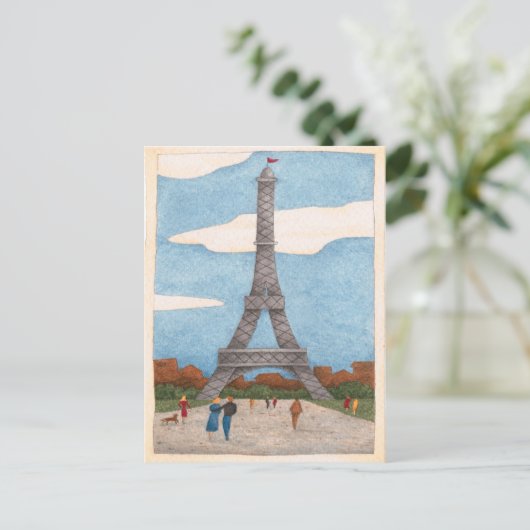 エッフェルタワー – はがき (スタンド正面)