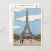 エッフェルタワー – はがき (正面/裏面)