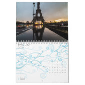エッフェルタワー カレンダー (2月 2026)