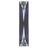 エッフェルタワー&シュルレアルパリアート/ラブフランスBV ショートテーブルランナー (正面)