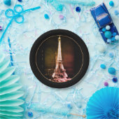 エッフェルタワー&シュルレアルパリアート/ラブフランスBV ペーパープレート (パーティー)