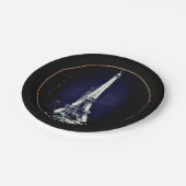 エッフェルタワー&シュルレアルパリアート/love France BVP ペーパープレート (アングル)