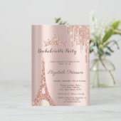 エッフェルタワー、ドリップバラ金ゴールドバチェロレッテ 招待状 (スタンド正面)