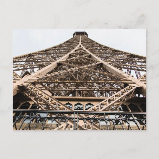 エッフェルタワー：パリの鉄工所アップClos ポストカード (正面)