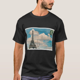 エッフェルタワー,パリフランス Tシャツ