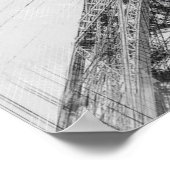 エッフェルタワー,パリ,フランスのはがき ポスター (角)