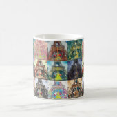 エッフェルタワー,パリ,フランスのコラージコーヒーマグ コーヒーマグカップ (中央)