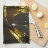 エッフェルタワー。パリ。フランス。エプロン キッチンタオル (四つ折り)