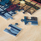 エッフェルタワー(パリ、フランス) ジグソーパズル (側面)