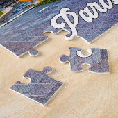 エッフェルタワー，パリ，フランス ジグソーパズル (側面)