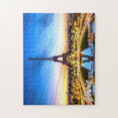 エッフェルタワー – パリ，フランス ジグソーパズル (縦)