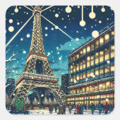 エッフェルタワー(パリ、フランス) スクエアシール (正面)