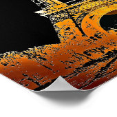 エッフェルタワー，パリ，フランス ポスター (角)