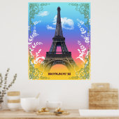 エッフェルタワー – パリ – フランス ポスター (キッチン)