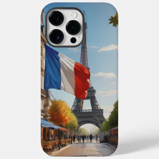 エッフェルタワー – パリ – フランス Case-Mate iPhoneケース (裏面)