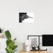 エッフェルタワー，パリ ポスター (ホームオフィス)