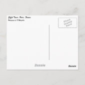 エッフェルタワー（パリ） ポストカード (裏面)