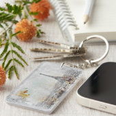 エッフェルタワー。フランス,パリ キーホルダー (正面右)