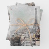 エッフェルタワー。フランス，パリ ラッピングペーパーシート (インサイチュ)
