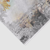 エッフェルタワー。フランス，パリ 薄葉紙 (詳細)