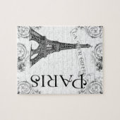 エッフェルタワー(モノクロ) ジグソーパズル (横)